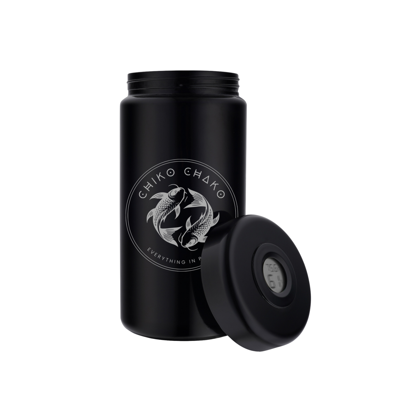 Chiko Chako® Fermentierglas mit digitalem Hygrometer (60g)
